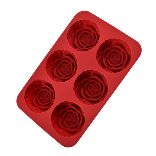 Moule gâteaux 6 roses | Élégance