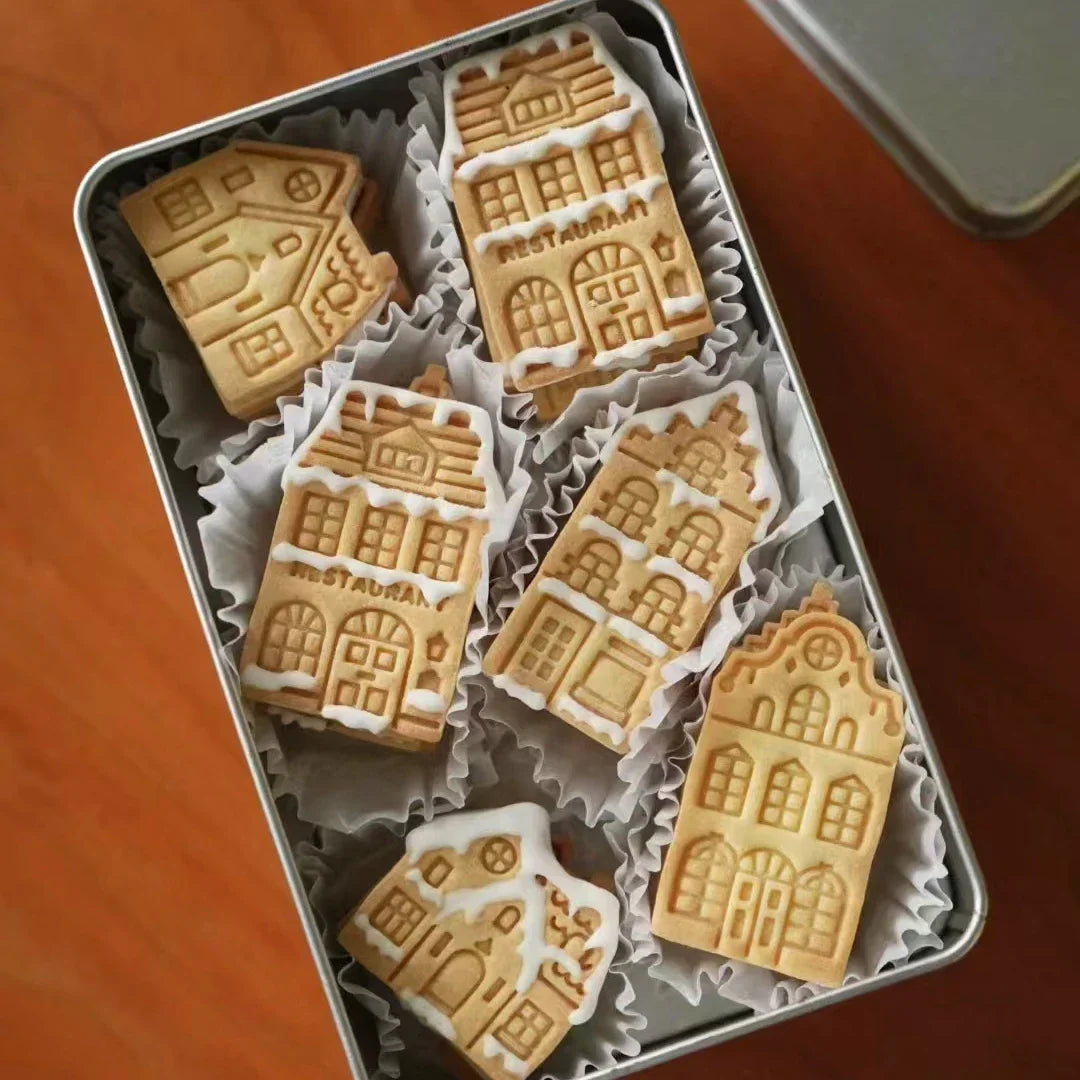 4 Emporte pièce maison en pain d'épice conte de fée