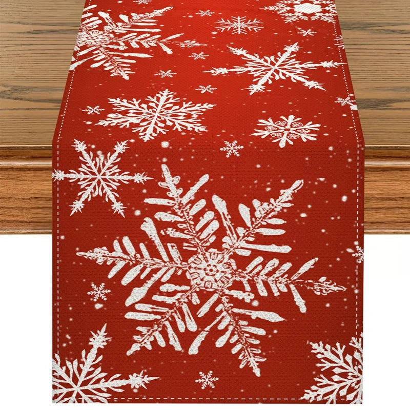 Chemin de table Flocon neige