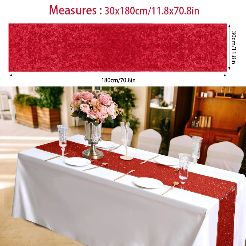 chemin de table scintillant pour toutes occasions