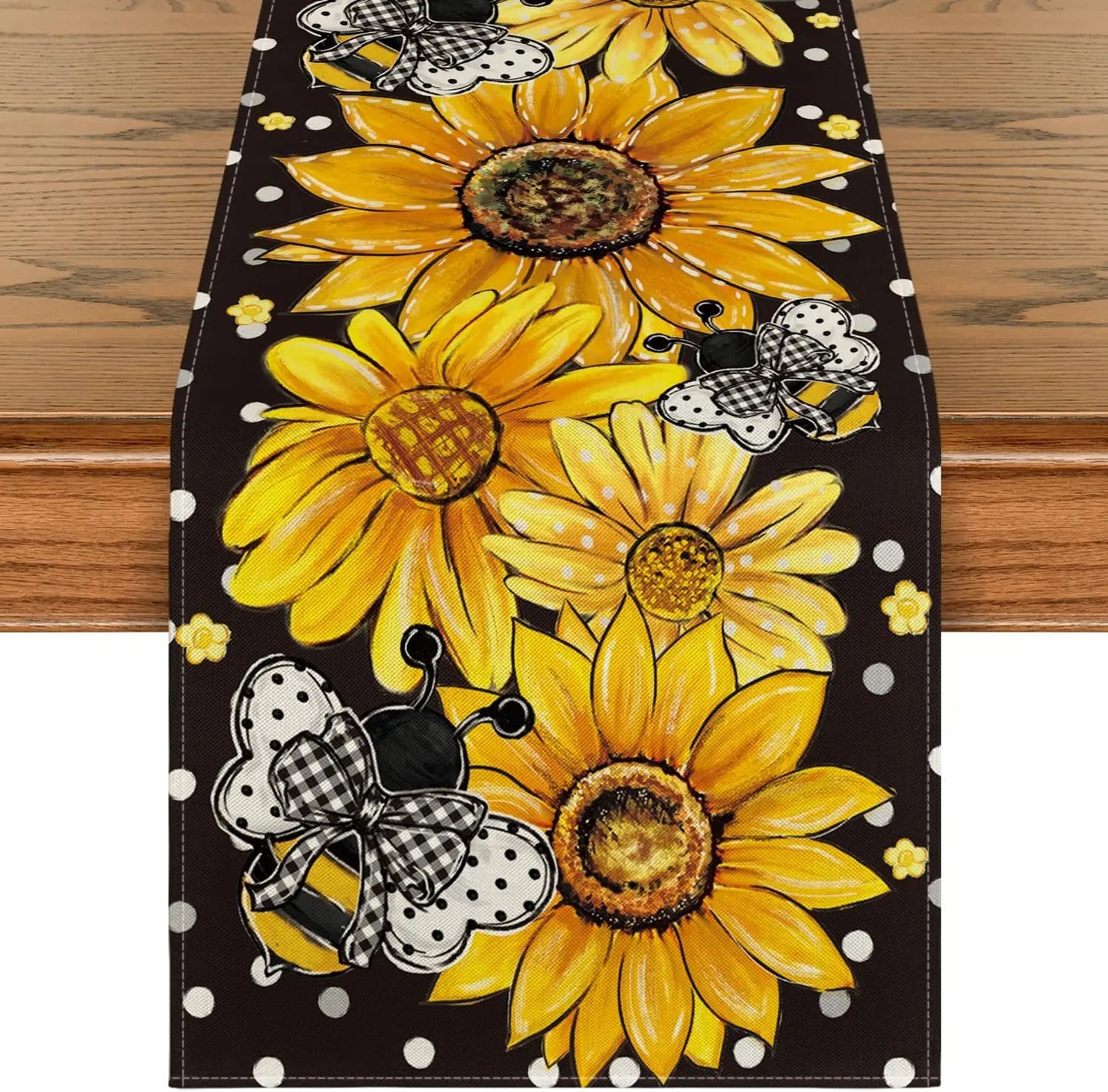 Chemin de Table Tournesol brun