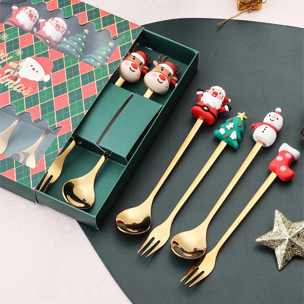Couverts de Noël amusant