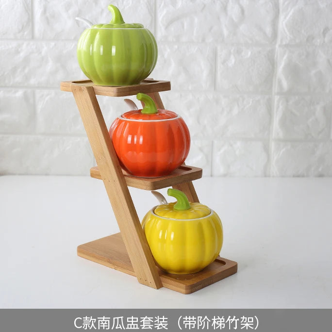 Les 3 citrouilles avec cuillères
