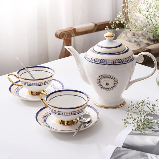 Service à thé en porcelaine anglaise