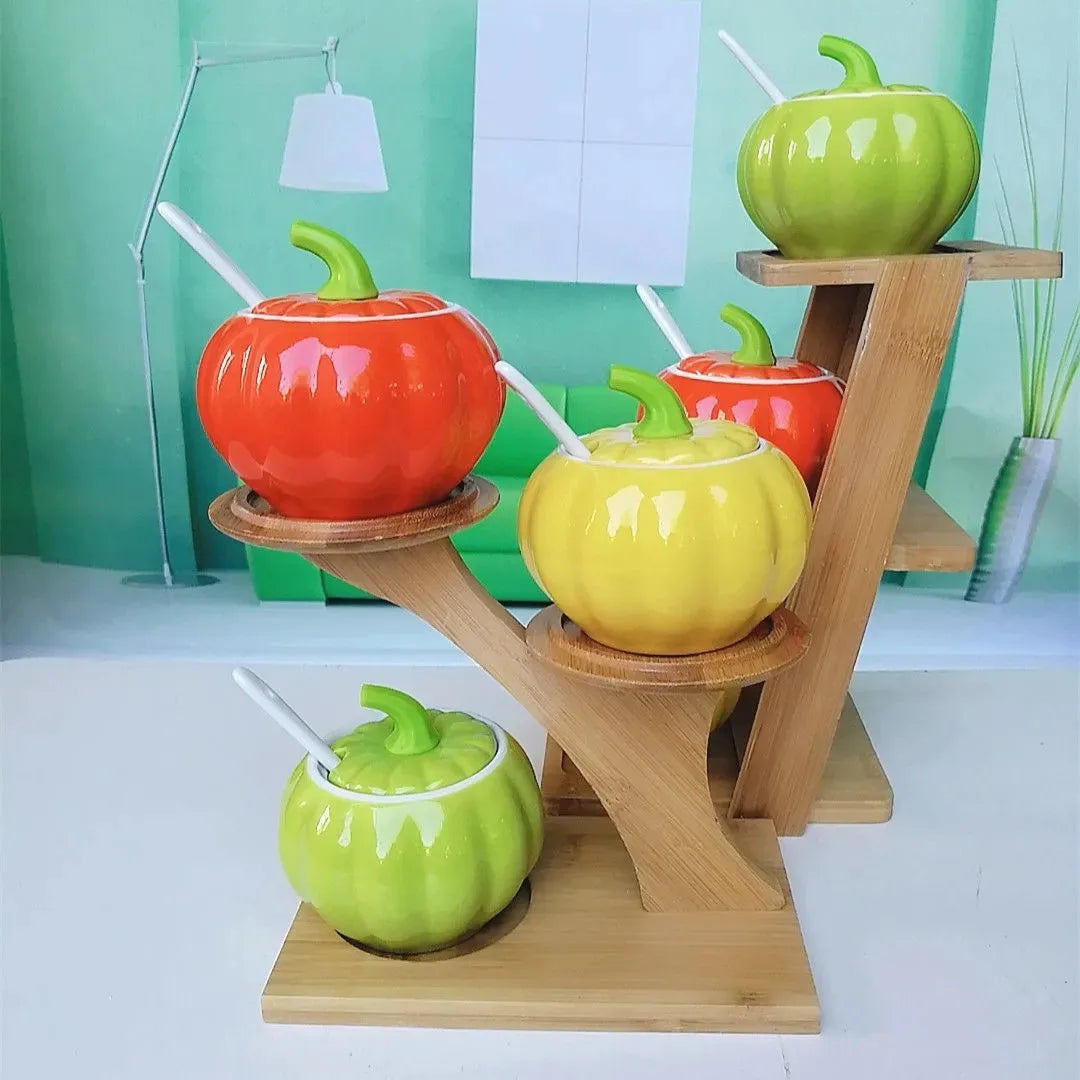 Les 3 citrouilles avec cuillères