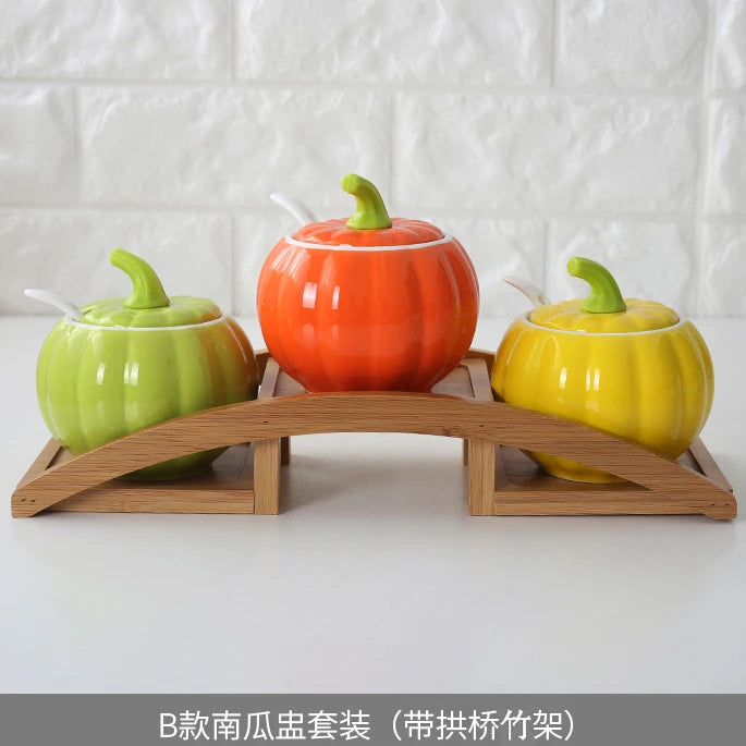 Les 3 citrouilles avec cuillères