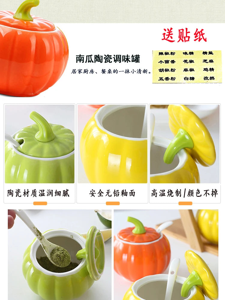 Les 3 citrouilles avec cuillères