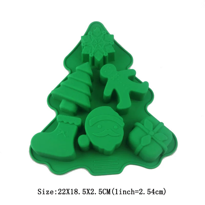 Moule à gâteau en forme d'arbe de Noël forme diverses