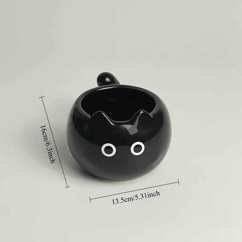 Tasse en forme de chat mignon