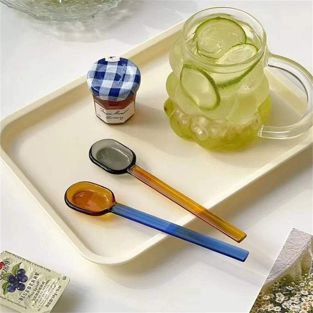 Cuillère à café en verre