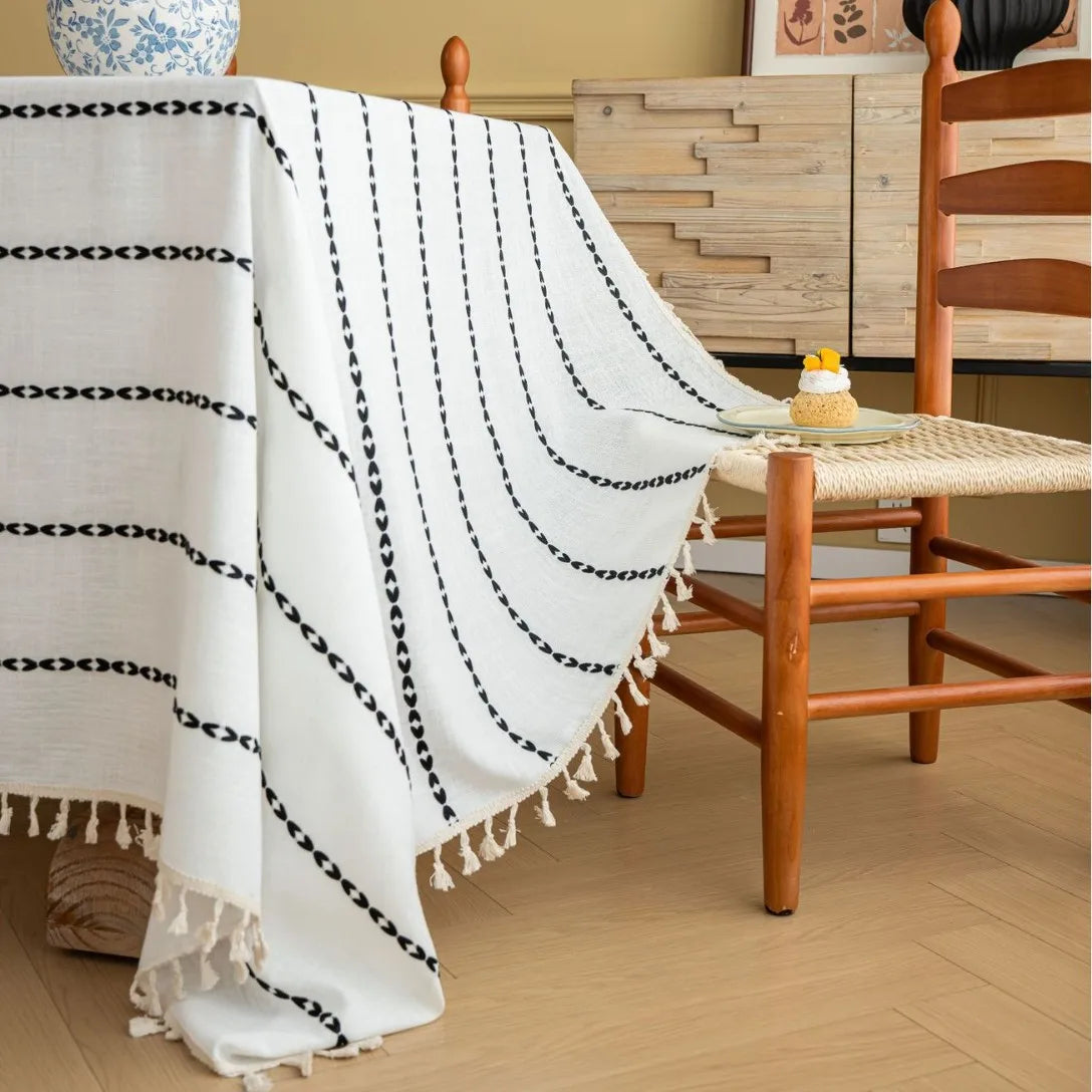 Nappe rectangulaire moderne