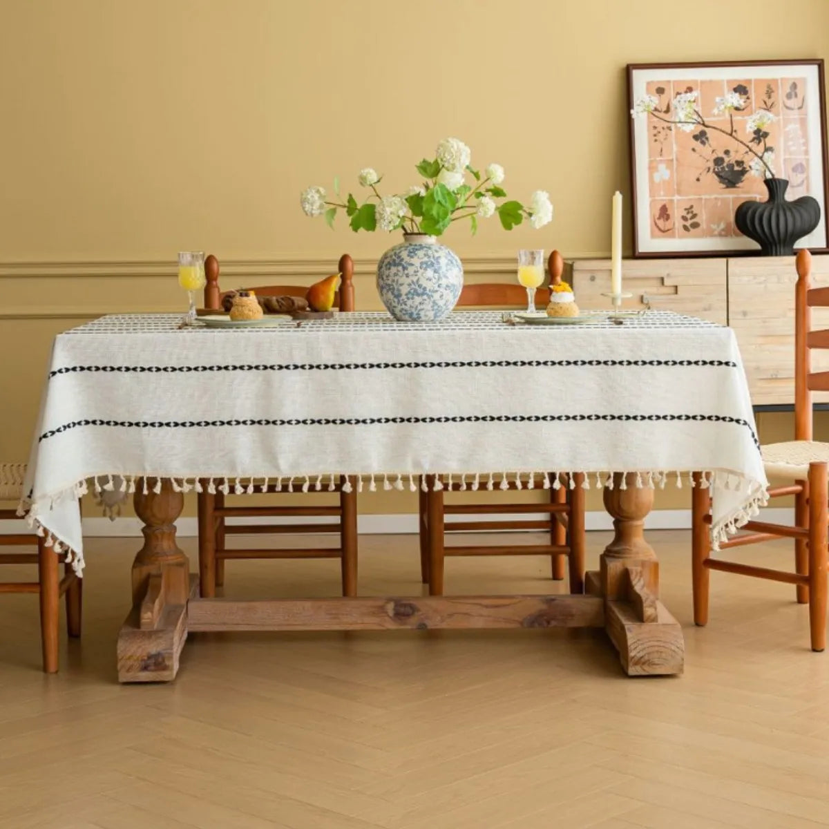 Nappe rectangulaire moderne