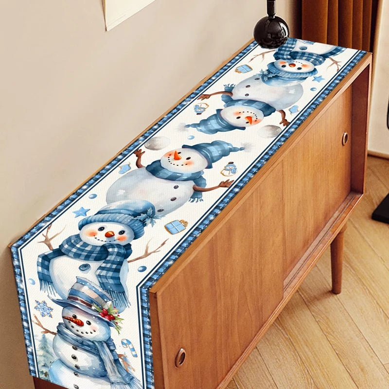 Chemin de Table Bonhommes de Neige