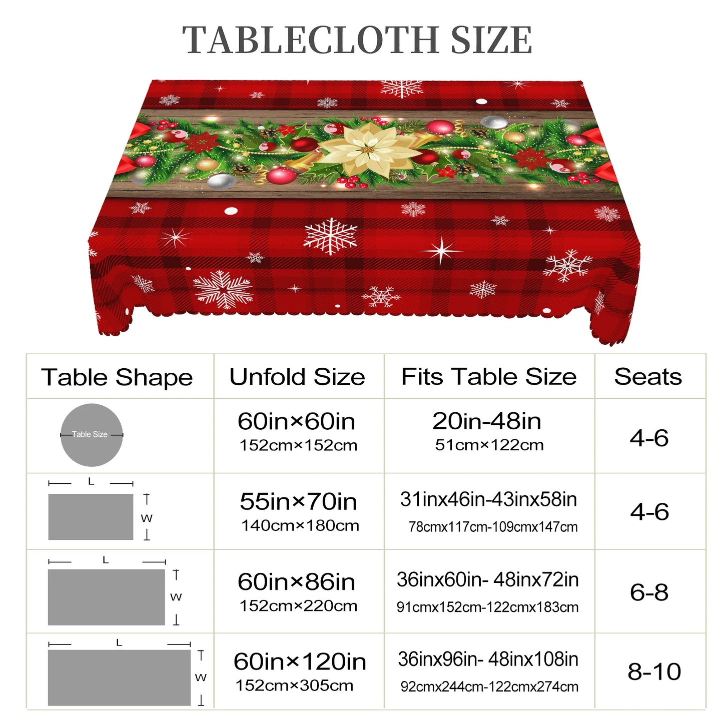 Nappe de Noël Classique