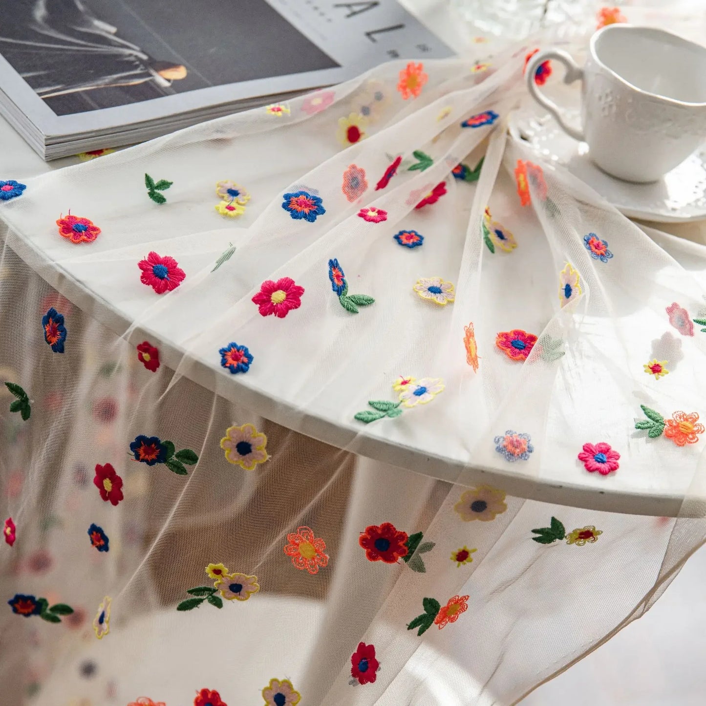Élégante Nappe ronde de Noël