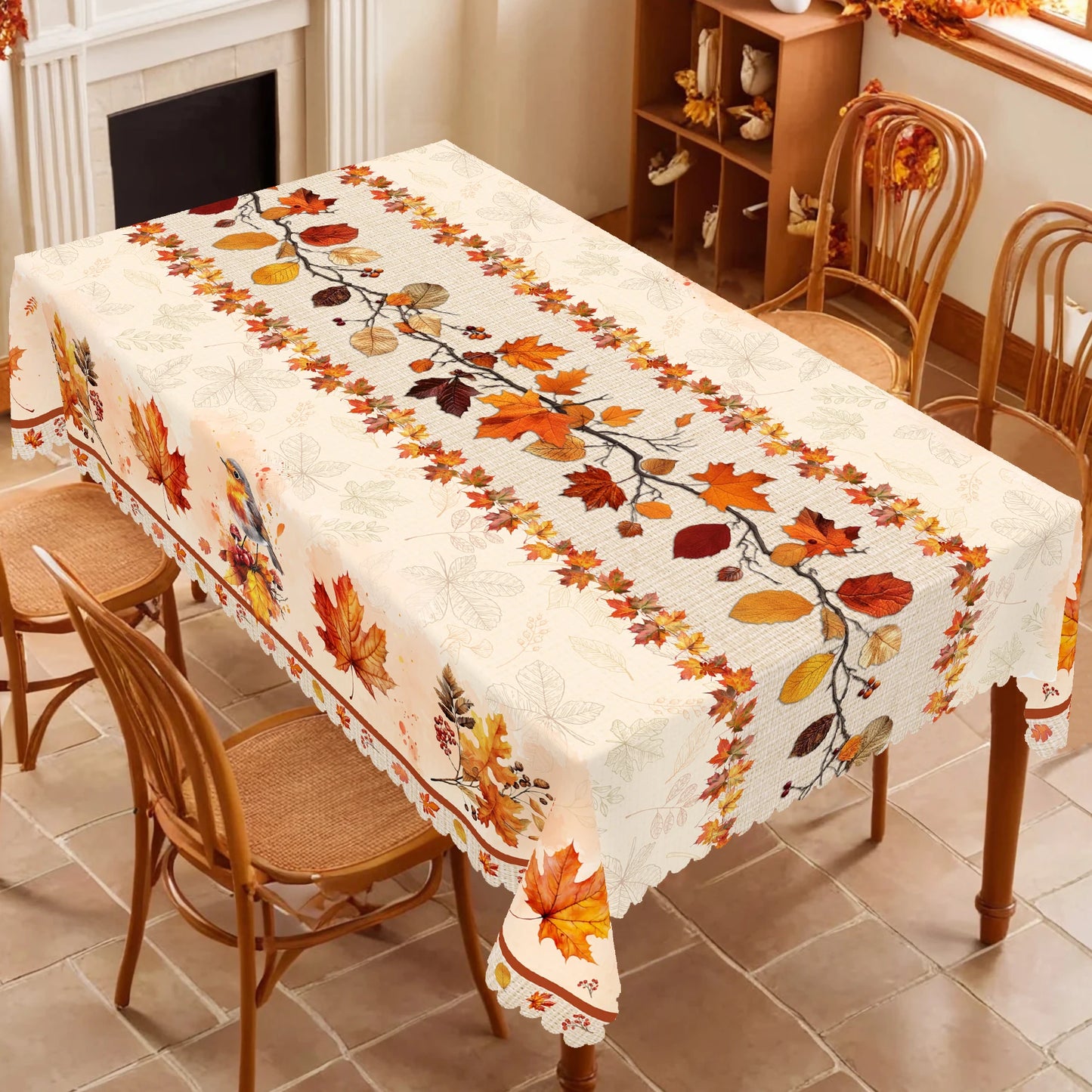 Nappe ronde automnale