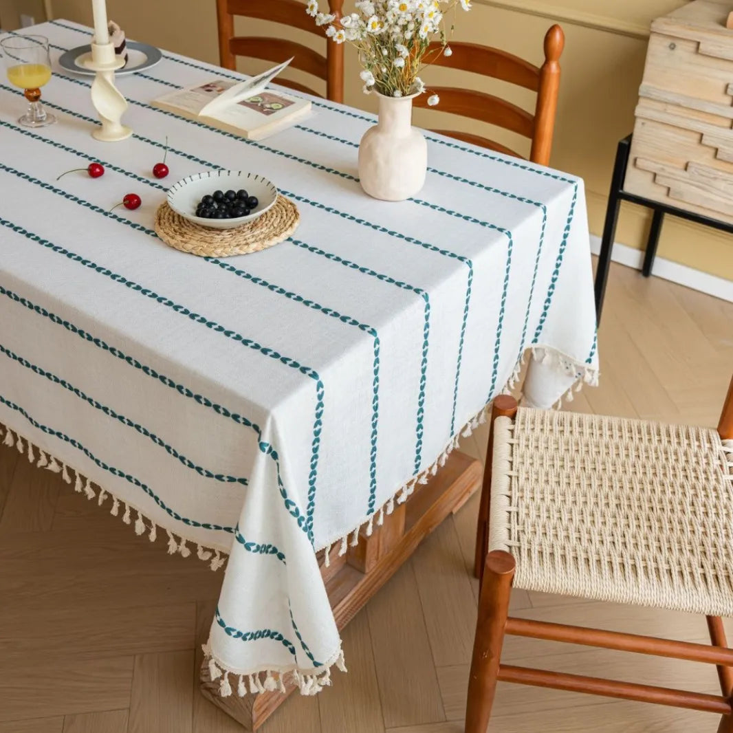 Nappe rectangulaire moderne