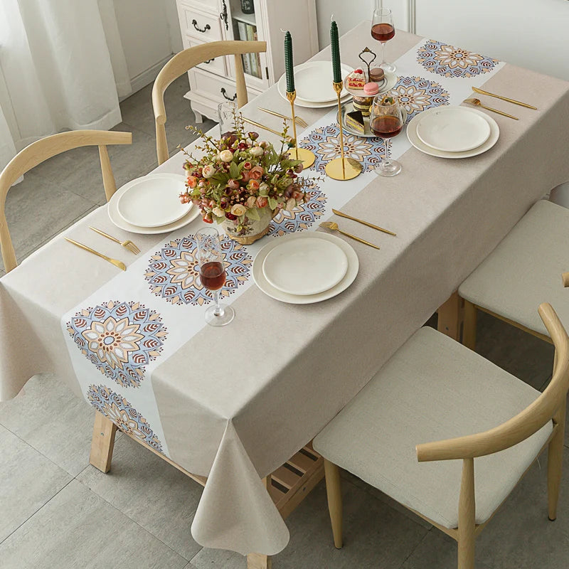 Nappe rectangulaire mandala