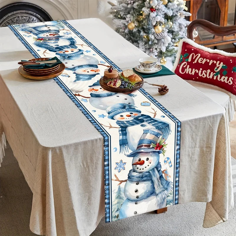 Chemin de Table Bonhommes de Neige