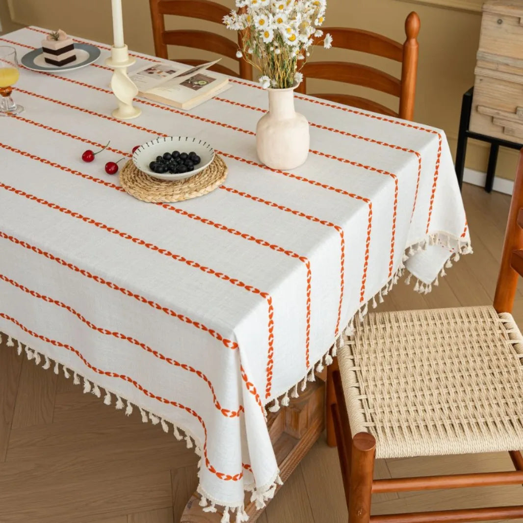 Nappe rectangulaire moderne