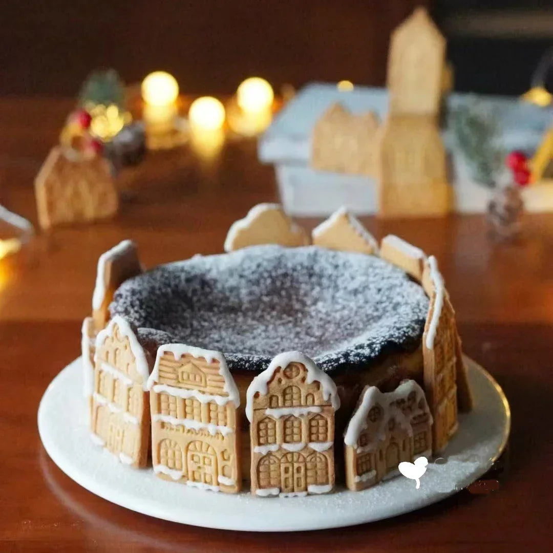 4 Emporte pièces maison pain d'épice