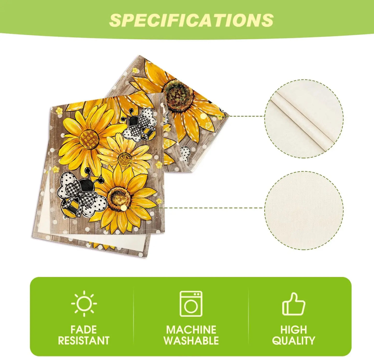 Chemin de table Tournesol