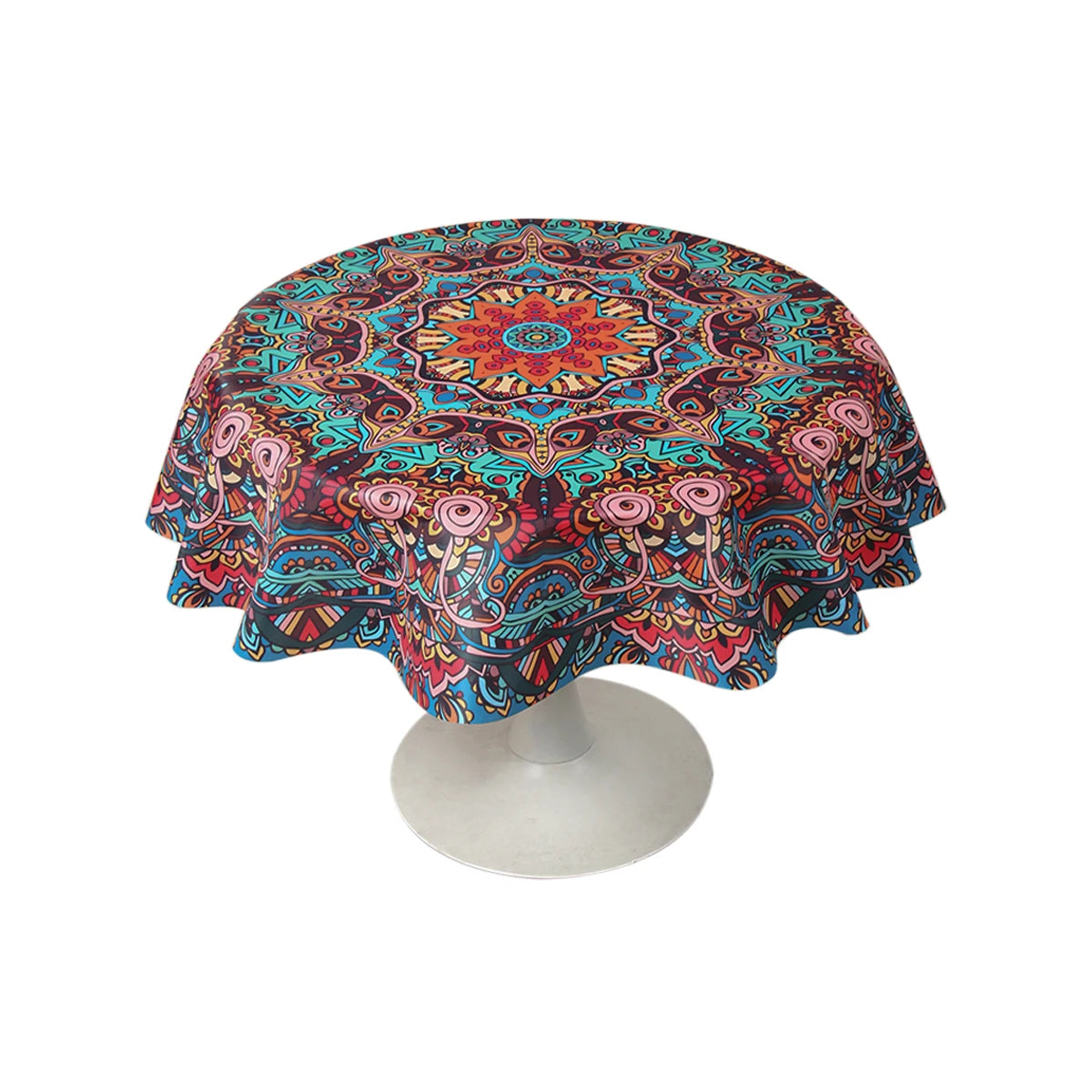 Nappe ronde florale bohême