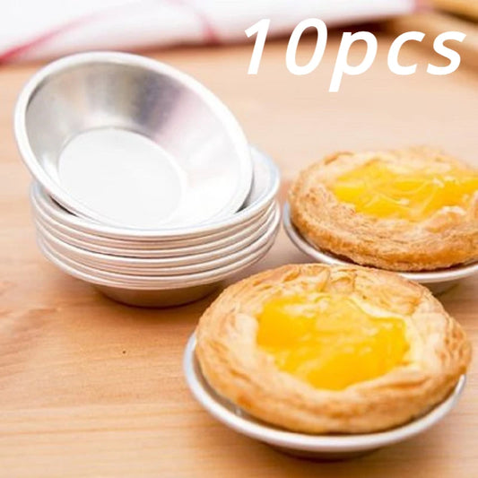 10 petits moules à tarte