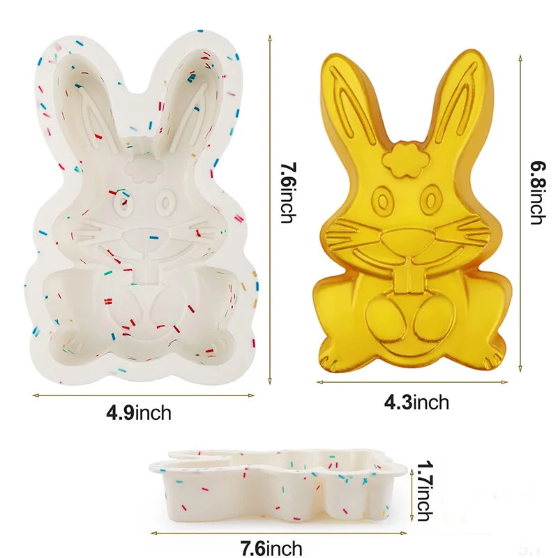 Moule à gâteau lapin