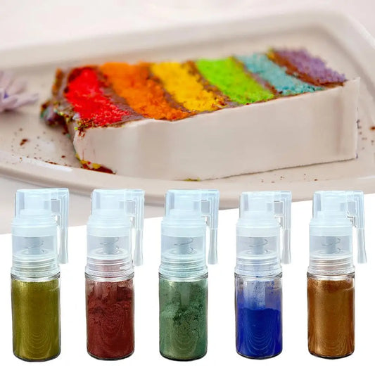 Poudre colorante pour gâteau