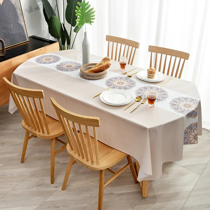 Nappe rectangulaire mandala