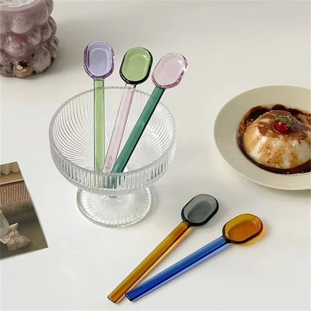 Cuillère à café en verre
