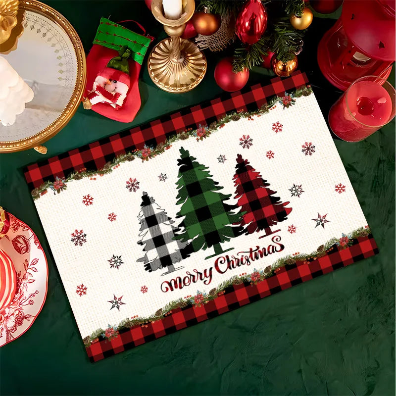 Tapis de table de Noël traditionnel