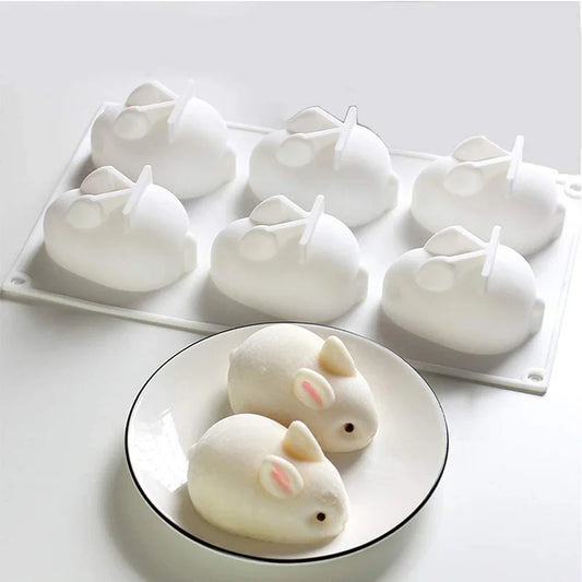 moule en forme de lapin dessert