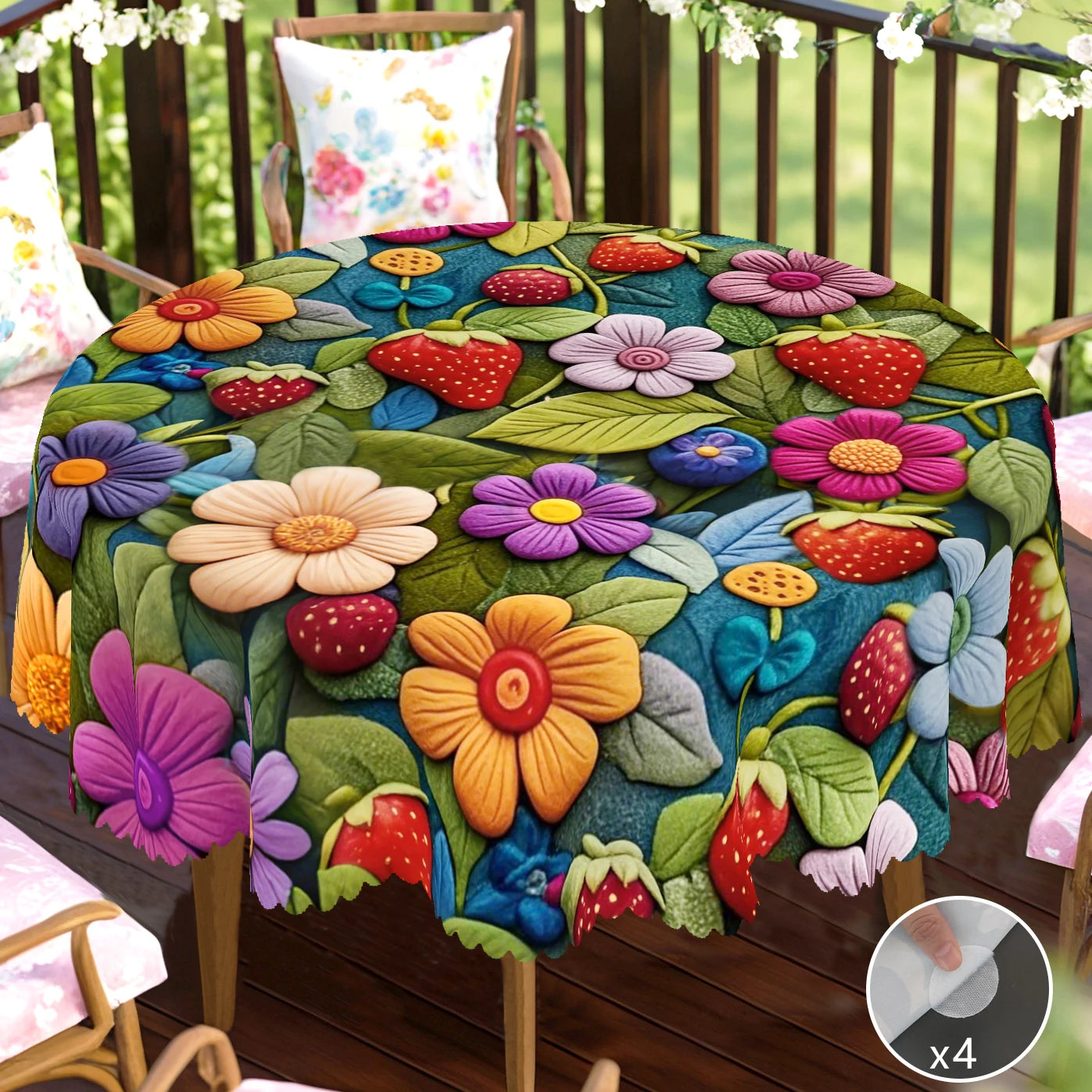 nappe joyeuse pique nique