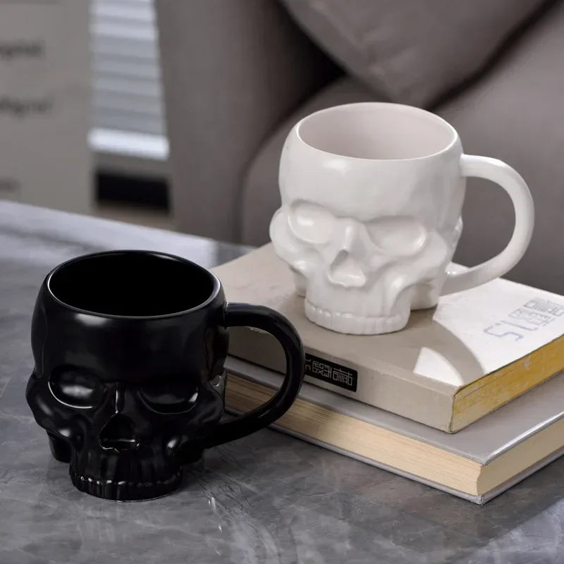Tasse à café crâne originale