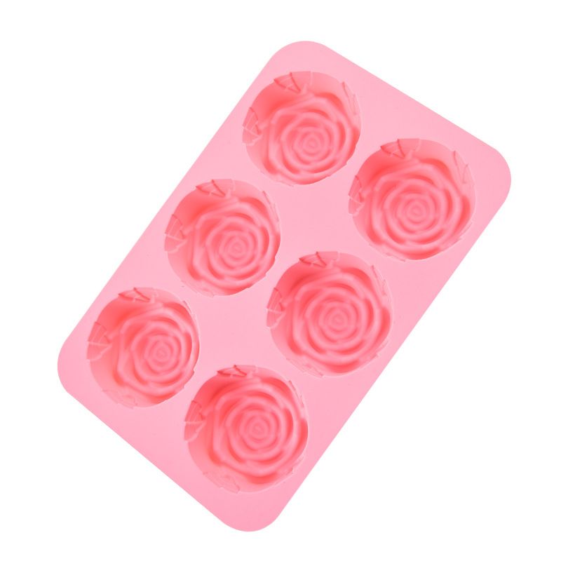 Moule gâteaux 6 roses | Élégance