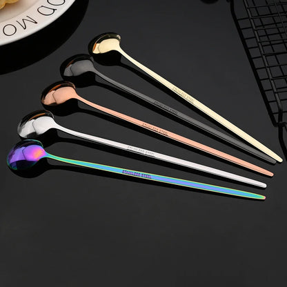 6 cuillères à thé multicolore