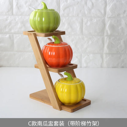 Les 3 citrouilles avec cuillères