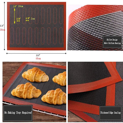 Tapis de cuisson perforé