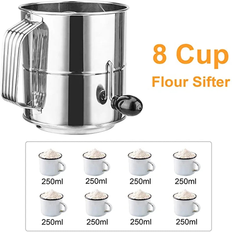 Tamis de 4 ou 8 tasses semi automatique