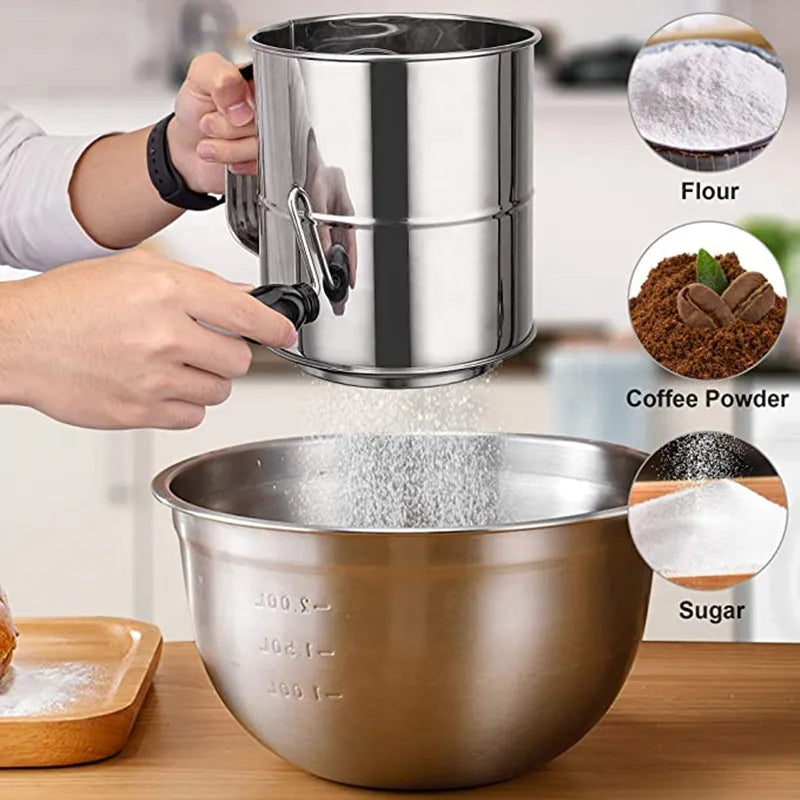 Tamis de 4 ou 8 tasses semi automatique