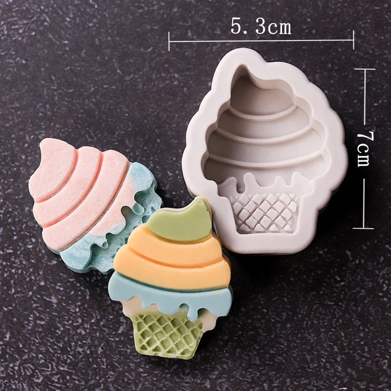 moule cornet creme glace petit