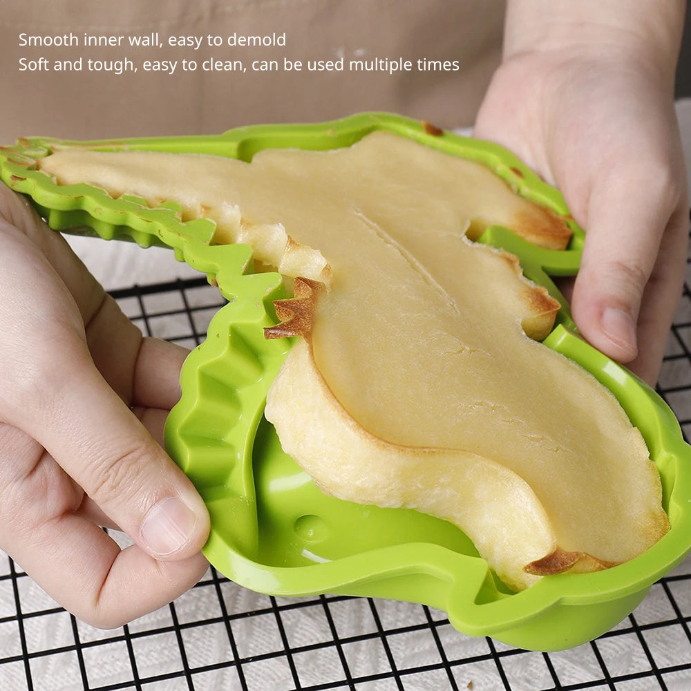 Moule à gâteau en forme de Dino silicone