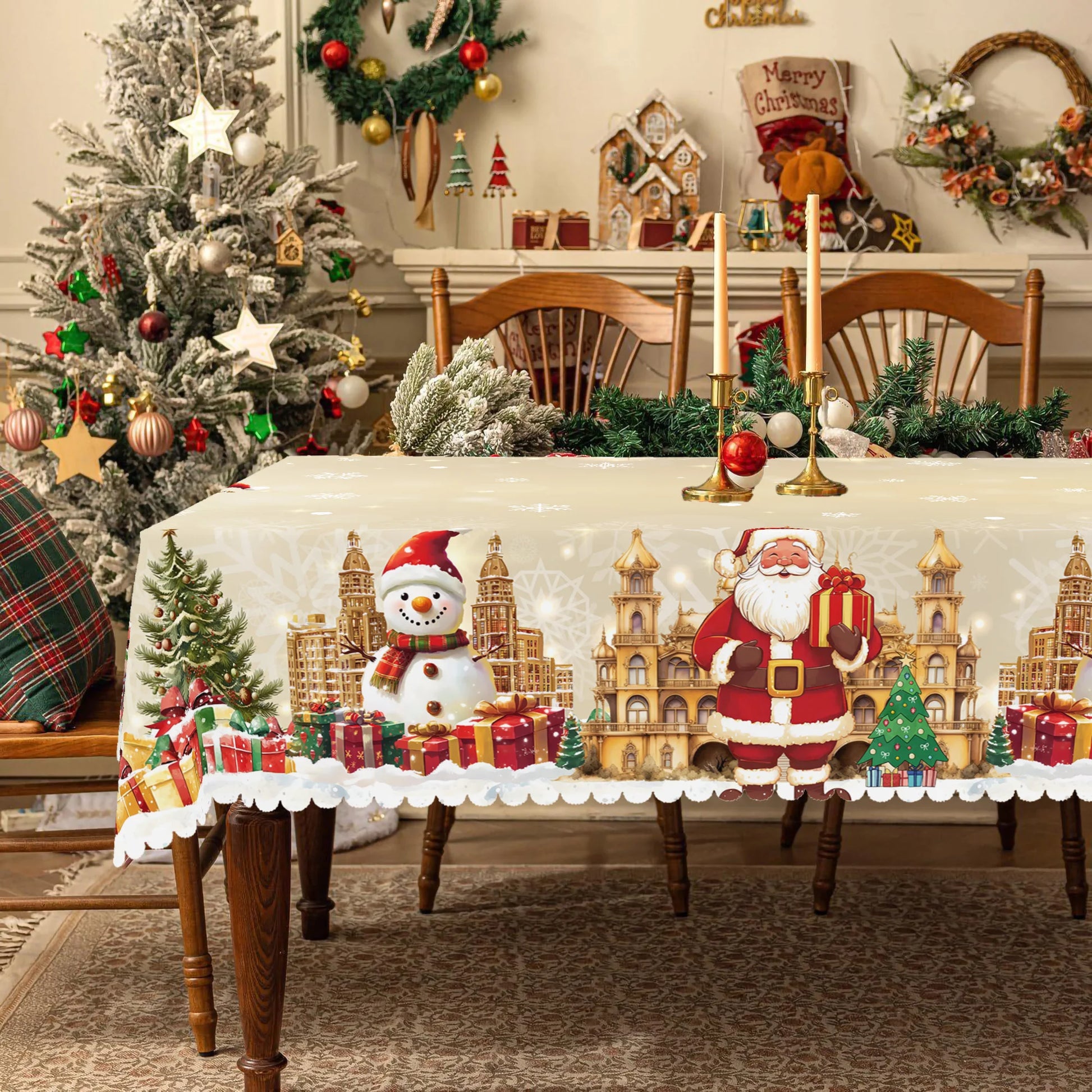 Nappe de Noël élégante