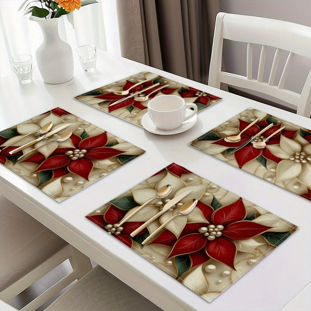 Napperons de Noël festif