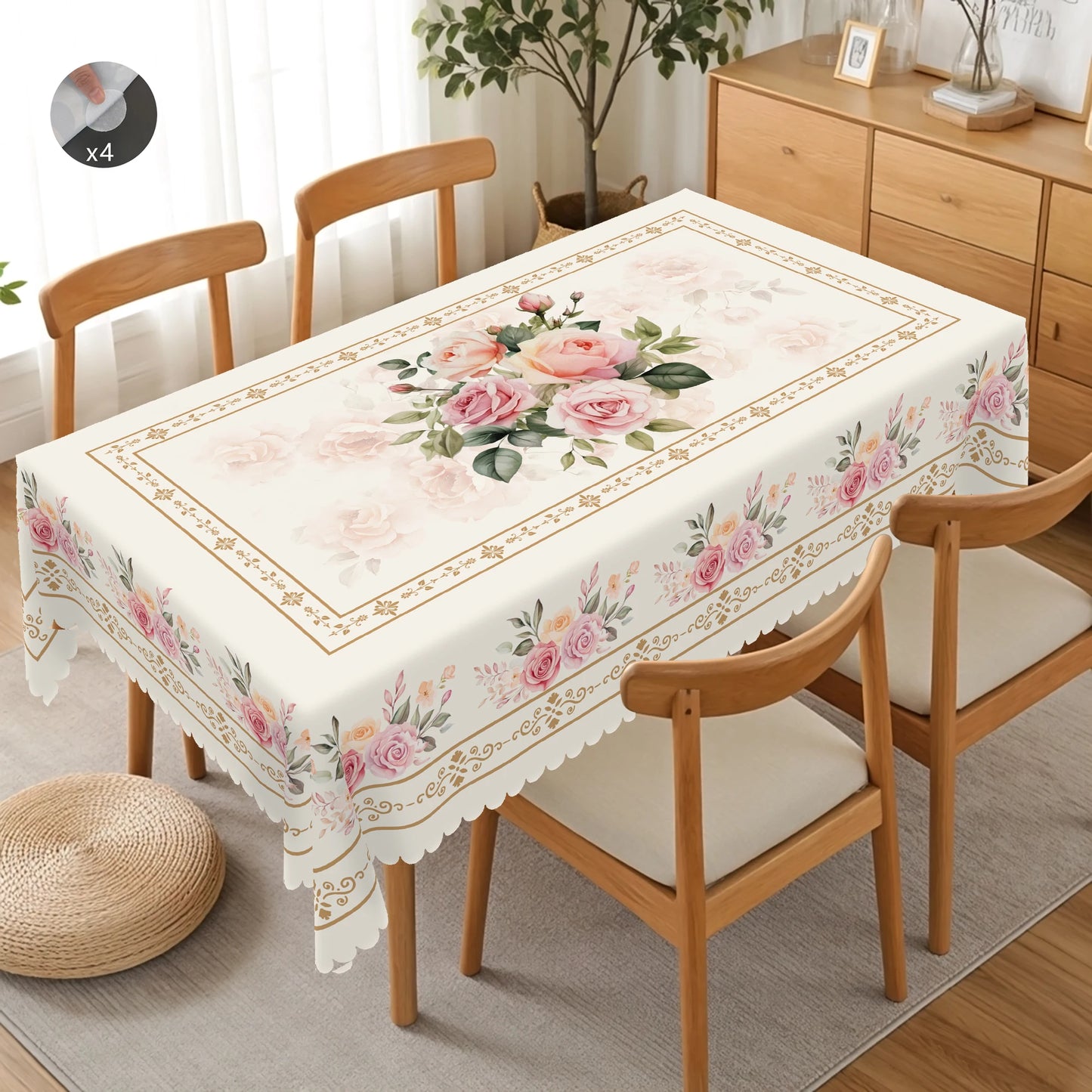 La Nappe classique ronde du printemps