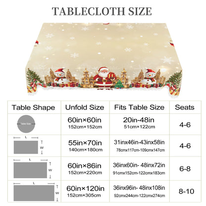Nappe tapis de table de Noël