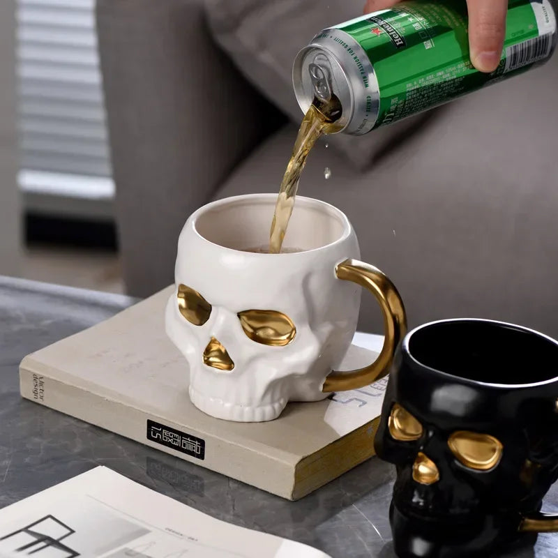 Tasse à café crâne
