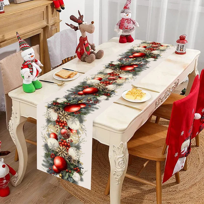 Chemin de table décoration de Noël